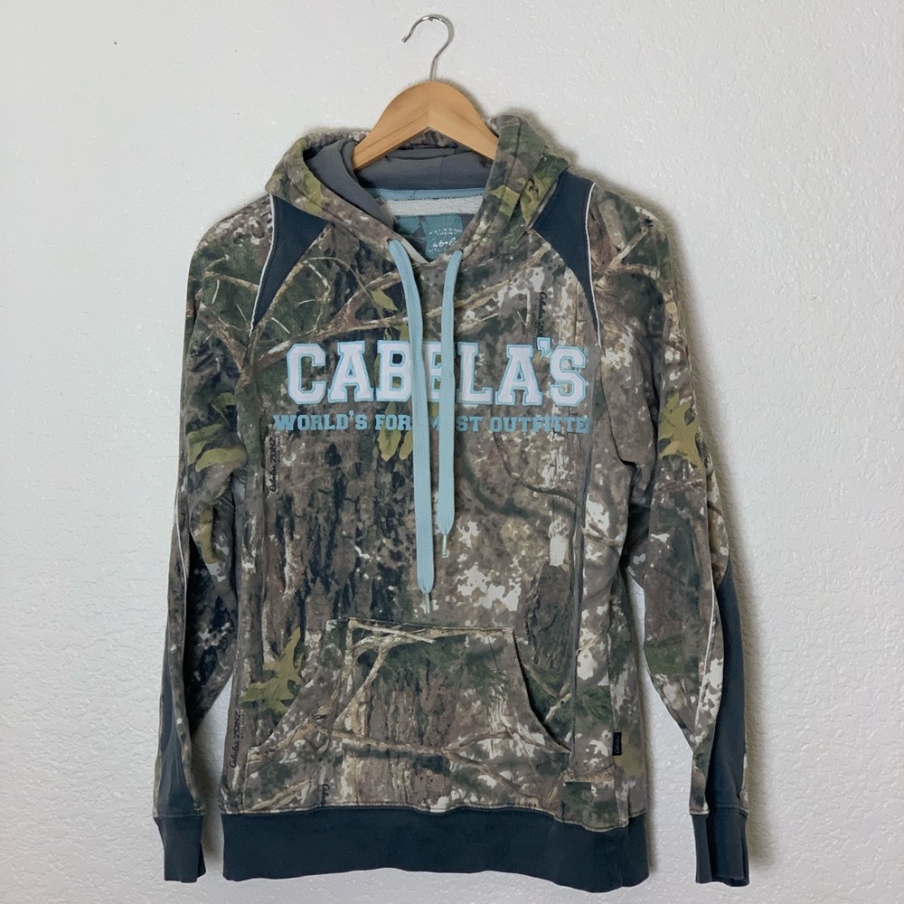 Cabela’s | Camouflage hoodie sweatshirt size small